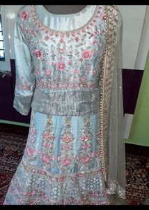Stunning Blue Lehenga Choli