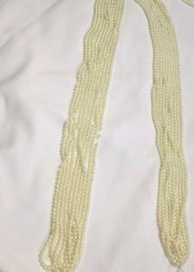 Cream Pearl Necklace Strand 5 bunch 5mm