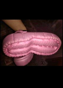 Pink Clogs with Charms