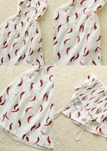Fun Chili Pepper Print Dress🌶️