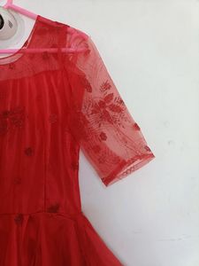 Red Colour Beautiful Gown ❤️