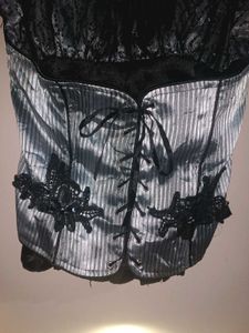 Black Lace Corset Top