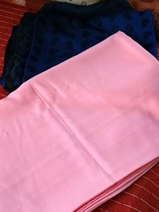 Fabric Bundle - Pink Saree For Tailoring