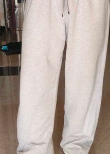 Grey Wide Leg Sweatpants