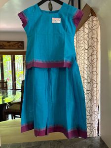 Beautiful Blue Lehenga-Blouse Set