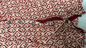 Red Printed Kurta