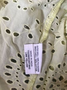 Beautiful Yellow Embroidered Skirt