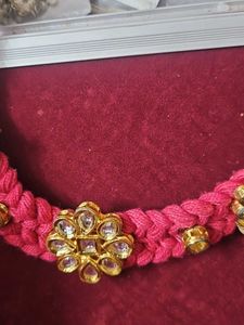Pink Braided Necklace