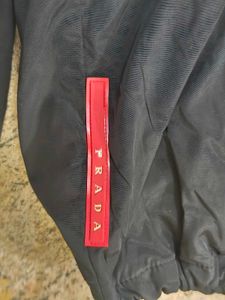 Prada Black Hooded Jacket
