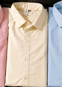 Men's Classic Light Yellow Shirt