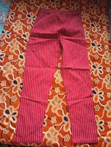 Comfortable Grey Palazzos with Striped Pants combo