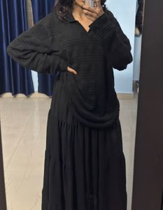 black sweater