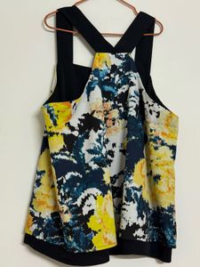 Colorful Abstract Print Tank Top