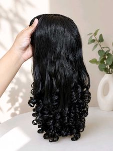 Black Curly Hairpiece