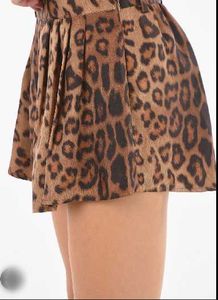 Animal Print Mini Skirt