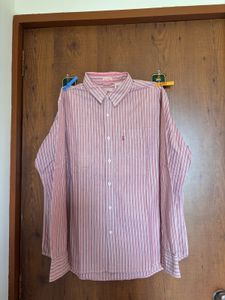 Levi's Striped Button-Up Shirt and pant