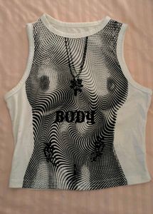 y2k vintage top ˖ ݁♬⋆.˚𝄞