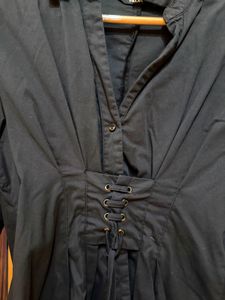 Chic Black Shirt Dress