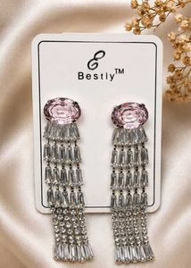 Dangling Crystal Drop Earrings