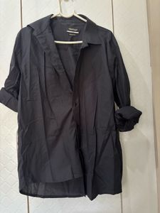 Classic Oversized Black Unisex Shirt