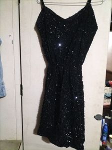 Black Sequence Dress