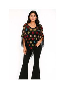 Vintage Crochet Poncho /Cape
