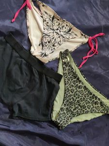 Stylish Bikini Set with Leopard Print