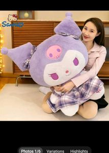 New Cherry Velvet Kuromi Plush Toy