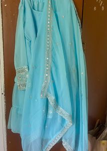 Beautiful kurta sharara set🩵