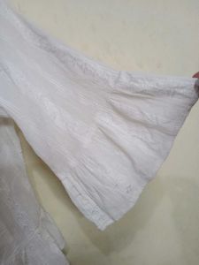 Chic White Off-Shoulder Blouse