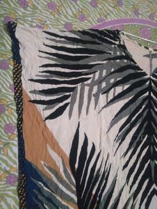 Stylish Tropical Print Kaftan Top
