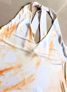 Tie-Dye Halter Neck Tank Top