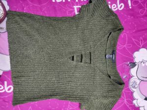 Dark Green Top