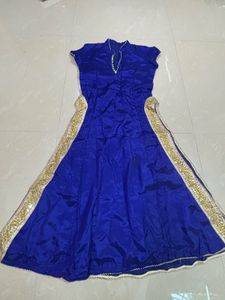 Royal Blue Festive Anarkali Gown / Kurti