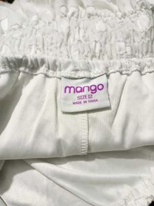 White Eyelet Smocked Dress Fit For All Xs,S,M &amp; L.