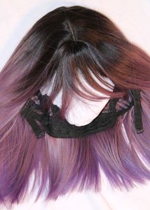 URBANIC Purple Short Hair Wig