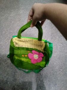 Cute Green Stuffed Animal Backpack