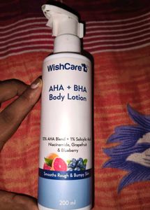 WishCare AHA + BHA Body Lotion