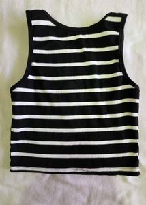 Striped Cropped Tank Top
