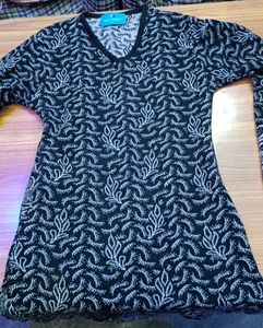 Patterned Woolen Kurta