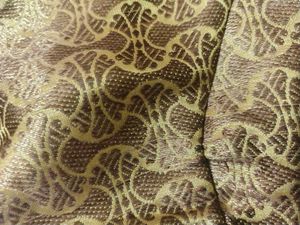 Elegant Gold Brocade Blouse