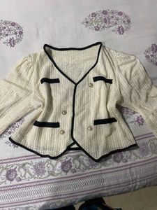 cute Korean blazer top