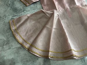 Pink Kurta Palazzo Set