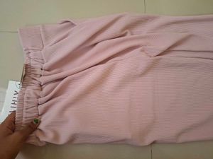 Pink Striped Palazzo Pants