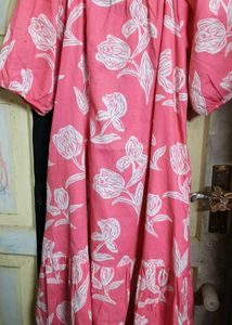 Max Floral Print Short Sleeve Dress