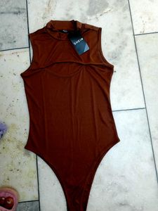Chic Cut-Out Mock Neck Bodysuit
