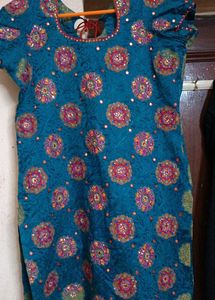 Threadwork Mirror Work Formal Kurti