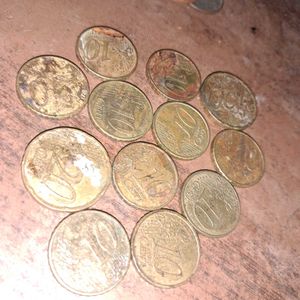 53 coins in assorted EURO cent