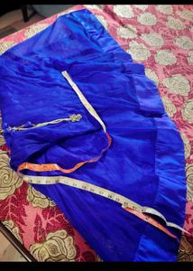 Girls Royal Blue Lehenga Choli
