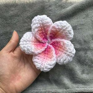 Handmade Crochet Flower Hair Clip
